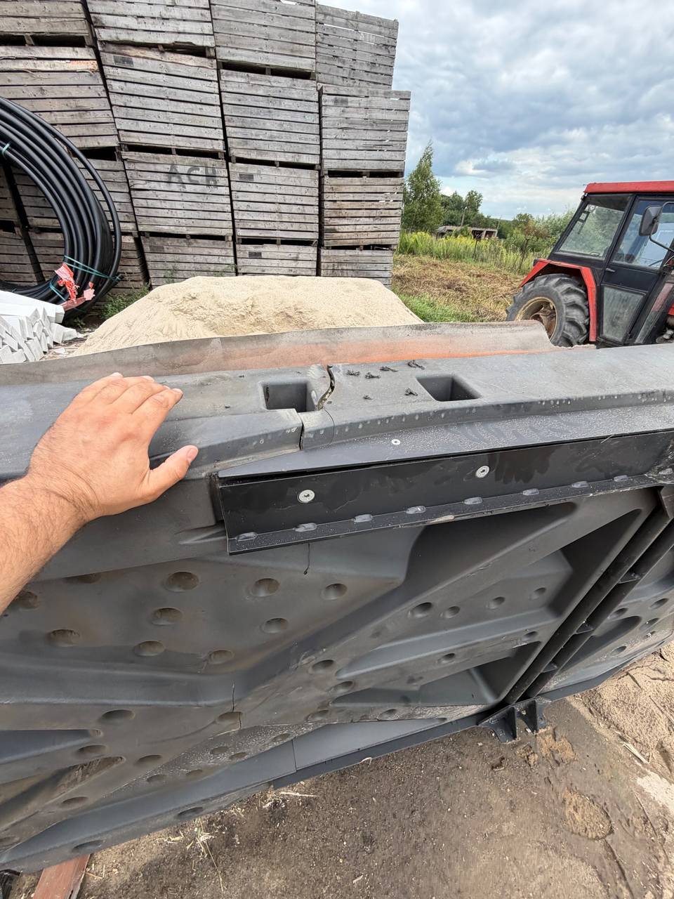 Fotografie 20 z opravy — Oprava vynášecího dna Massey Ferguson Ideal 7