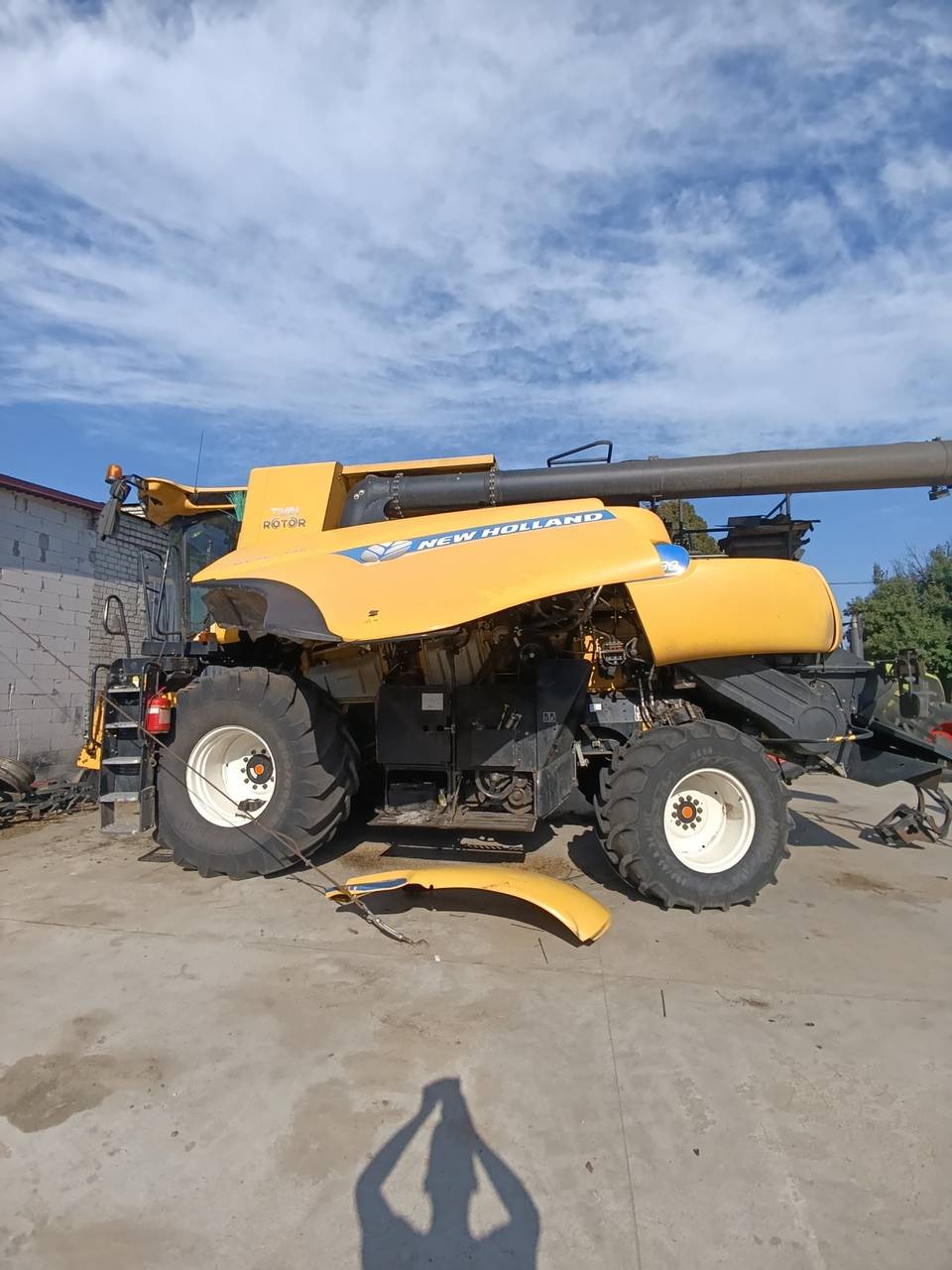 Fotografie 6 z opravy — Oprava palivové nádrže New Holland CR 9.80