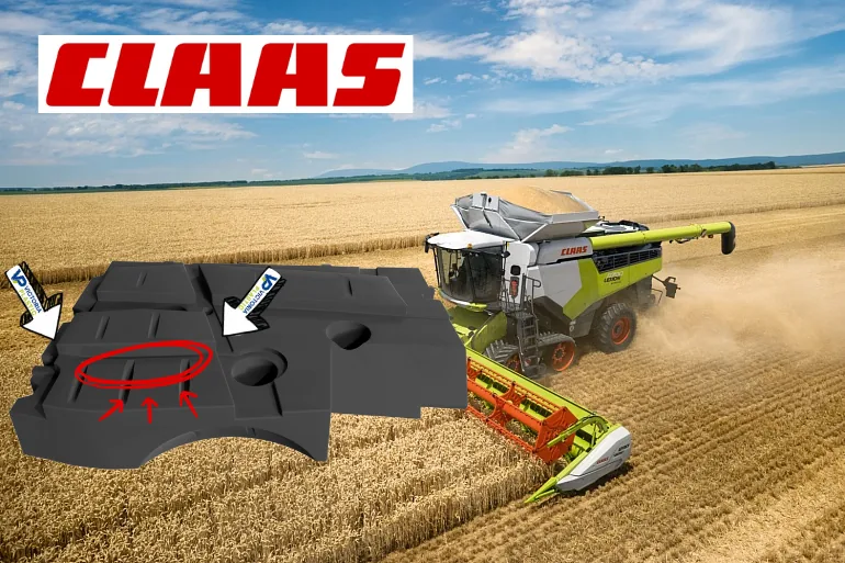 Modernizace a oprava plastové palivové nádrže kombajnu Claas Lexion